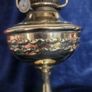 Parisian vintage oillamps . polished. 19 inches . Image 4