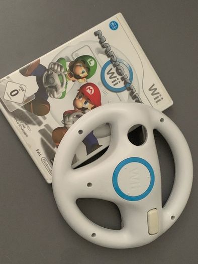 Mario Kart Nintendo Wii With Wheel