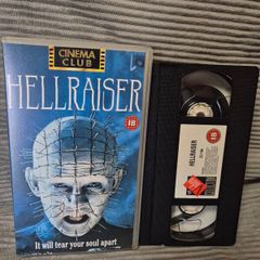 Vintage Horror & Cult VHS Movie Bundle - Tested & Mould Free (PAL) Hellraiser,One Flew Over The Cukoos Nest,Exorcist 2:The Heretic