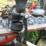 Black cast iron coffee grinder of firm Salter& Co. from England. Including  receptacle and cast iron table clamp. Image 8
