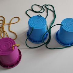 Bucket stilts for kids - 2 sets