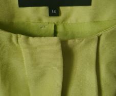 Jaeger Lime Green Jacket With Tie Belt Size 14