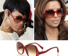 Louis Vuitton Gina red sunglasses