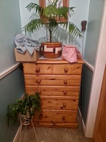 Pine chest of drawers