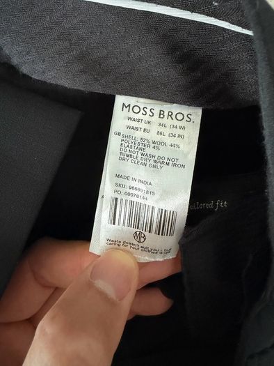 Moss Bros Tailored Fit 2 Piece Tuxedo - originally EUR 330
