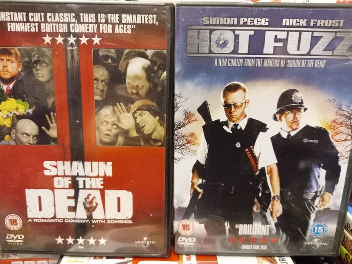 Shaun Of The Dead & Hot Fuzz Dvd Bundle Simon Pegg Comedy
