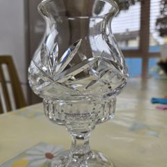 Beautiful Vintage Cavan Crystal 2 piece Candle Holder
