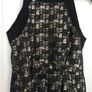 Black and gold mini dress Image 2