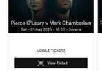 boxing tickets