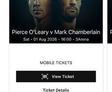 boxing tickets