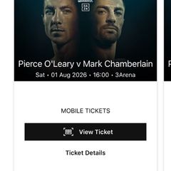 boxing tickets