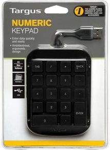 Targus Numeric Keypad Usb Wired Black