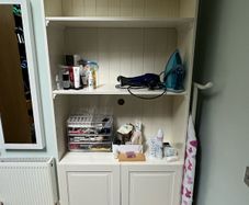 IKEA LIATORP Bookcase / Storage Unit with Doors (Off-White)