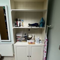 IKEA LIATORP Bookcase / Storage Unit with Doors (Off-White)