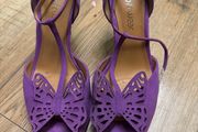High  heels Clark's size 6 purple suede