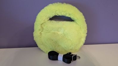 Neon furry Parfois handbag