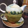 Vintage Stechcol fine bone china tea for one teapot Image 2