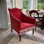 Restored vintage armchair in Colefax & fowler Image 7