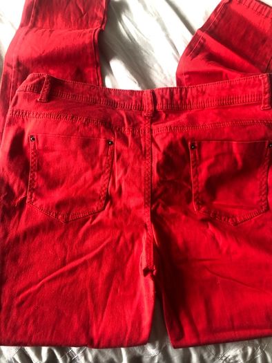 Red jeans size 14
