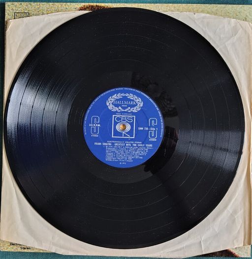 Frank Sinatra - Greatest Hits - The Early Years Vinyl LP (1971) UK Pressing 70's Reissue EX+