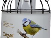 Dome Caged Seed Wild Bird Feeder, Designed To Deter Squirrels And Also Larger Garden Birds Such As Pigeons And Doves.
