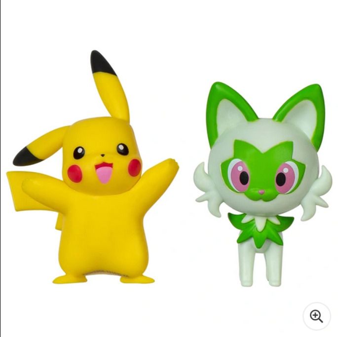 Pokemon 5cm Battle Figure 2-Pack - Sprigatito & Pikachu