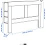 Ikea Brimnes Oak Headboard Image 3
