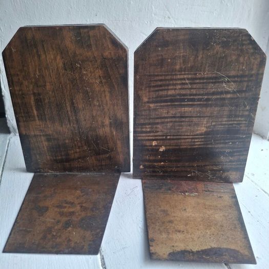 Arts & Crafts Repousse Galleon Ship Bookends