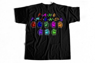 Fake friends imposter among us t-shirt impostor t-shirt