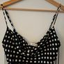 ZARA Silk Polka Dot Dress XS Image 2