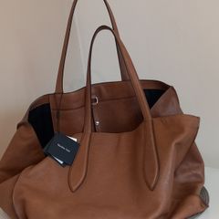 Massimo Dutti Nappa Leather Maxi Tote Bag