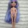 Rainbow High Violet Willow Series 1 Nude Articulated Doll Purple Hair Used Please look at the pictures Image 2