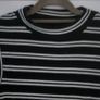Black and white striped ribbed sleeveless top,size 10 Image 2