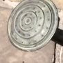 old zinc watering can Image 3