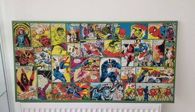Marvel comics wall art