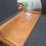 Hand-hammered Copper Serving Tray with Hand-painted centre flower Image 5