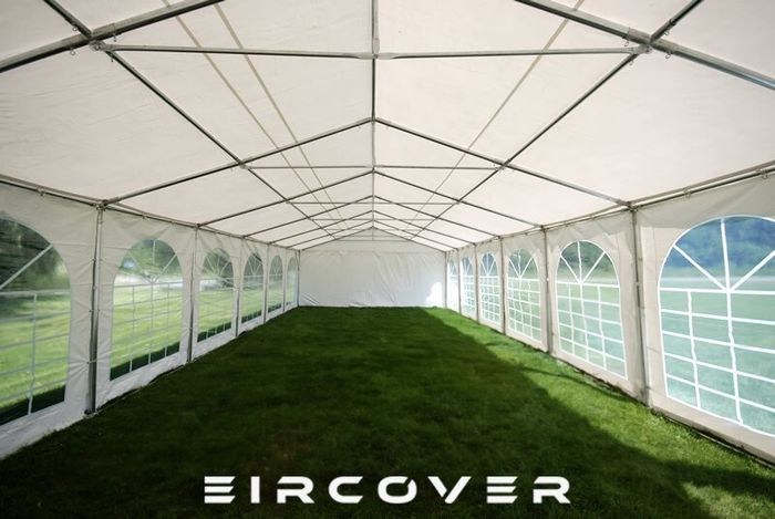 Premium Marquee 6m x10m PVC (20'-33') ground frame