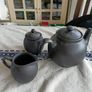 Ceramic teapot, jug and bowl Image 3