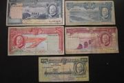 Angola: Set Of 5 Notes: 1000e+500e+100e+50e+20e (1962-1970)