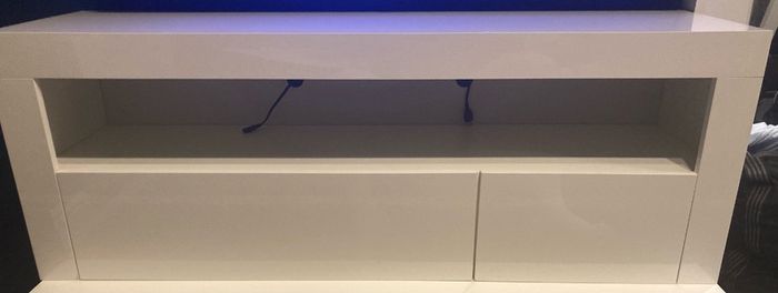 Medium TV / Storage Unit (Gloss White)