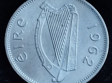 Ireland - 1962 - 6 Pence - Wolfhound - GEF - KM.13a - [2719]