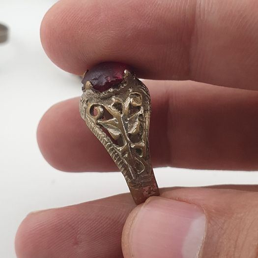 Antique Heritage Ring Collection 15 Rustic Brass Jewellery Pieces