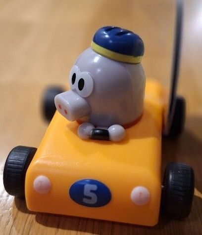 Hey Duggee Friction Powered Car with Built-In Roly Figurine