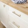 Pack of 5 Cabinet Knobs Pulls, Drawer and Door Handles, Furniture Cupboard Drawer Dresser Handles and Knobs for Kitchen, Bathroom - Gold + Oxidized Bright Gold Image 5