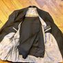 Navy men's suit with silk lining Image 2