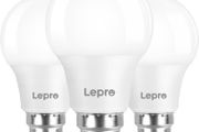 Bayonet Light Bulb, 60W Equivalent, Warm White 2700K, 8.5W 806lm B22 LED Bulb, BC A60 Energy Saving Lightbulbs, Nondimmable, Pack of 3