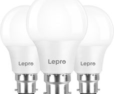 Bayonet Light Bulb, 60W Equivalent, Warm White 2700K, 8.5W 806lm B22 LED Bulb, BC A60 Energy Saving Lightbulbs, Nondimmable, Pack of 3