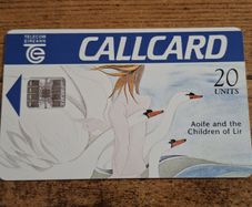 Ireland CallCard "Aoife and the Children of Lir", used, 25/8/1994, 20 Units - free standard postage