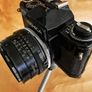 Yashica FX-D Quartz compact, manual-focus 35mm SLR film camera + 3 lenses. Image 8