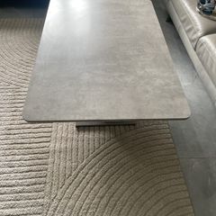 grey coffee table